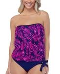 Island Escape Key West Printed Tankini Top Women's Swimsuit Size 8. Fixed Price $14.40.