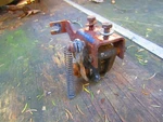 1972 Arctic Cat Panther Brake Assembly 0110-473 (chassis Model 0110-447). Fixed Price $40.00.