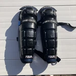 Tour Cdn Msx Shock Series Knee/shin Guard Medium 13/14,FIELD, Ice, Roller Hockey. Fixed Price $31.23.