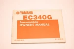 Oem Yamaha LIT-12628-00-45 Owners Manual EC340G. Fixed Price $28.79.