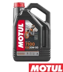 Motul 104104 7100 4T 20W-50 Synthetic Oil For 4-STROKE Motorcycle 4L. Fixed Price $67.95.