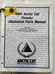 Arctic Cat Snow 1991 Prowler Mt. & 2UP Parts Manual 2254-653 M141. Fixed Price $10.00.