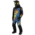 Fxr Cx Lite Snowmobile Monosuit Shell - Blue Steel/inferno. Fixed Price $394.99.