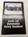 Arctic Cat Snowmobile Safety Handbook Manual 1992 May. Fixed Price $9.45.