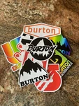 Burton Sticker Pack / Lot - 10 Ski Snowboard Vinyl Decals. Fixed Price $10.00.
