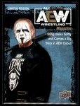 2021 Upper Deck Aew First Edition Sting #81 Finisher. Fixed Price $47.22.