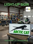 Arctic Cat Snowmobiles - Light Up Led Sign. Fixed Price $39.99.