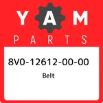 8V0-12612-00-00 Yamaha Belt 8V0126120000, New Genuine Oem Part. Fixed Price $41.45.