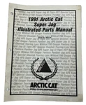 1991 Arctic Cat Super Jag Illustrated Parts Manual Number 2254-659. Fixed Price $16.99.