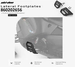 Ski-doo Oem GEN4 Aluminum Lateral Footplates (work W/ Toe Holds) 860202656. Fixed Price $144.99.