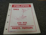1993 Polaris 440 Xcr Snowmobile Model 0931760 Parts Catalog Manual Pn 9912302. Fixed Price $82.84.