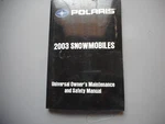 Nos Polaris Snowmobile Universal Oem Genuine Owners Manual 9917436. Fixed Price $29.99.