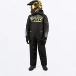 Fxr Racing Youth Black/charcoal/hi-vis Recruit Monosuit 243007-1008-14. Fixed Price $304.99.