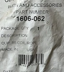 1606-062 Arctic Cat Recoil Rope Cup New Oem. Fixed Price $14.89.