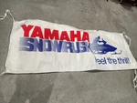 Vintage Yamaha Snowmobile Banner Snowrush Phazer Exciter Sx Vmax Poster. Fixed Price $199.99.