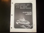 1977 Arctic Cat Snowmobile El Tigre' Parts Manual P/n 0185-078 (184). Fixed Price $15.00.