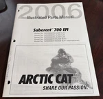 2006 Arctic Snowmobile Sabercat 700 Efi Parts Manual P/n 2257-404 (416). Fixed Price $22.99.