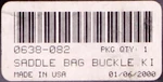 Saddle Bag Buckles Part Number 0638-082 For Arctic Cat. Fixed Price $15.99.