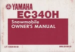 1984 Yamaha EC340H Snowmobile Owners Manual LIT-12628-00-58 (868). Fixed Price $34.08.