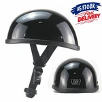 Beanie Motorcycle Helmet Half Retro Women Open Face Scooter Skull Cap. Fixed Price $30.95.