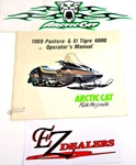 Arctic Cat 1989 Pantera & El Tigre 6000 Operators Manual The Pride 2254-472. Fixed Price $18.99.
