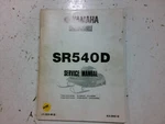 Vintage 1980 Yamaha SR540 Service Manual LIT-12618-00-31 8LO-28197-10 M99. Fixed Price $10.00.
