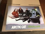 Arctic Cat Snowmobile Poster Vintage Wild Panther 1988. Fixed Price $40.00.