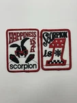 2 Pack Vintage 1970S Scorpion Snowmobile Patches New 3"X4" Collector Hat Jacket. Fixed Price $15.00.