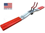 Snowmobile Trailer Ski Tie Down Hold Bars W/ Hardware 1 Pair- Red. Fixed Price $109.95.