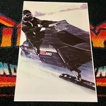 81 Yamaha Srx 440 Snowmobile Action Poster Vintage Sled. Fixed Price $21.88.