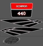 1980 Scorpion Snowmobile Tk Hood Decals. Fixed Price $119.95.