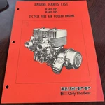 Rupp Snowmobile Engine K340-2RS & K440-2RS Parts List Manual New (R32). Fixed Price $35.99.