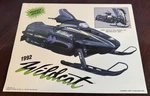 1992 Arctic Wildcat Snowmobile Update Sales Brochure Single Page (H05). Fixed Price $9.99.