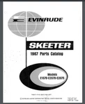 1969 Evinrude Skeeter E1592 E2096 Parts Manual 31 Pages Comb Bound Gloss Cover. Fixed Price $16.95.