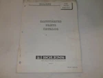 Bolens 1969 Husky 1476-01 Tractor Illustrated Parts Catalog. Fixed Price $9.00.