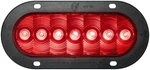 Peterson 823R-7 Led Stop/turn/tail, Oval, Amp, Flange-mount 7.88""X3.63"""". Fixed Price $37.66.