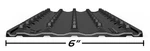 Caliber 13380 Lowpro Grip Glides Narrow 6" 8/PK Single Set. Fixed Price $101.99.