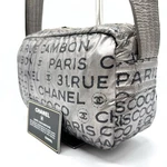 Chanel Unlimited Nylon Shoulder Tote Bag Silver Cc Logo Unisex Classic Authentic. Fixed Price $293.54.