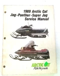 Arctic Cat 1989 Jag-panther-super Service Manual 2254-496 Artic. Fixed Price $23.75.