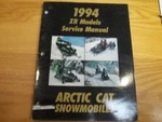 1994 Arctic Cat Snowmobile Service Manual For Zr Models, 2255-008. Fixed Price $30.00.