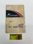 Polaris Snowmobile Tx Owners Manual Original 1977 Oem 9910414. Fixed Price $49.99.