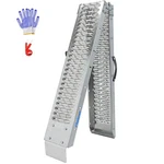 Ruedamann 83" Folding Motorcycle Ramp, 480 Lbs Capacity Steel 1 Pc, Silver. Fixed Price $110.90.