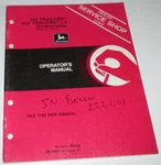 John Deere 340 Lx Trailfire Snowmobile Operators Manual Original S/N190001 &up. Fixed Price $19.99.