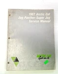 Arctic Cat 1987 Jag/panther-super Service Manual 2254-351 Artic. Fixed Price $23.75.