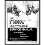 1973 Evinrude Johhnson E-2035Q , J30-203RSQ Snowmobile Service Manual 105 Pages. Fixed Price $19.99.