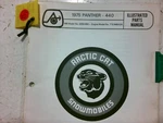 Arctic Cat 1975 Panther 440 Illustrated Parts Manual 0153-034 M217. Fixed Price $10.00.