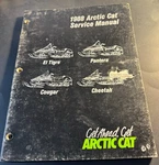 1988 Arctic Cat El Tigre, Pantera, Cougar Service Manual P/n 2254-453 (624). Fixed Price $19.99.