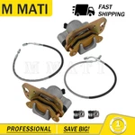 Front Brake Calipers W/hose Lines For 1998-2001 Polaris Scrambler 500 2X4 4X4. Fixed Price $53.98.