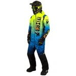 Fxr Helium Insulated Snowmobile Monosuit Blue/hi-vis Fade/inferno. Fixed Price $519.99.