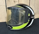 Vintage Arctic Cat Snowmobile Racing Full Face Helmet Flip Shield Cool Display. Fixed Price $295.00.